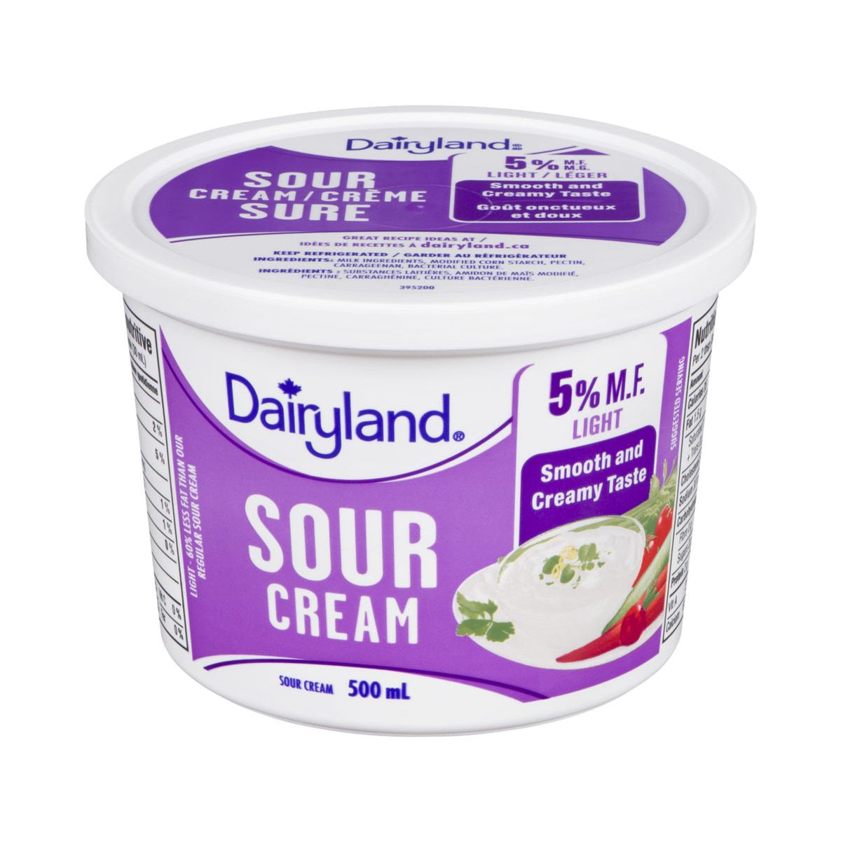 Light Sour Cream 5% M.F., 500 ml