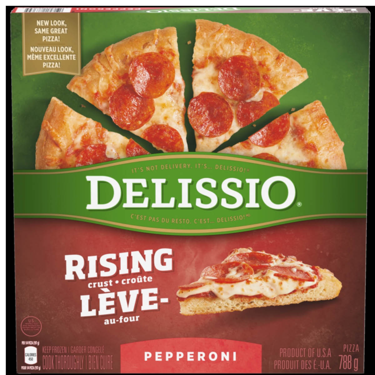 Delissio Rising Crust Pepperoni Pizza, 788g