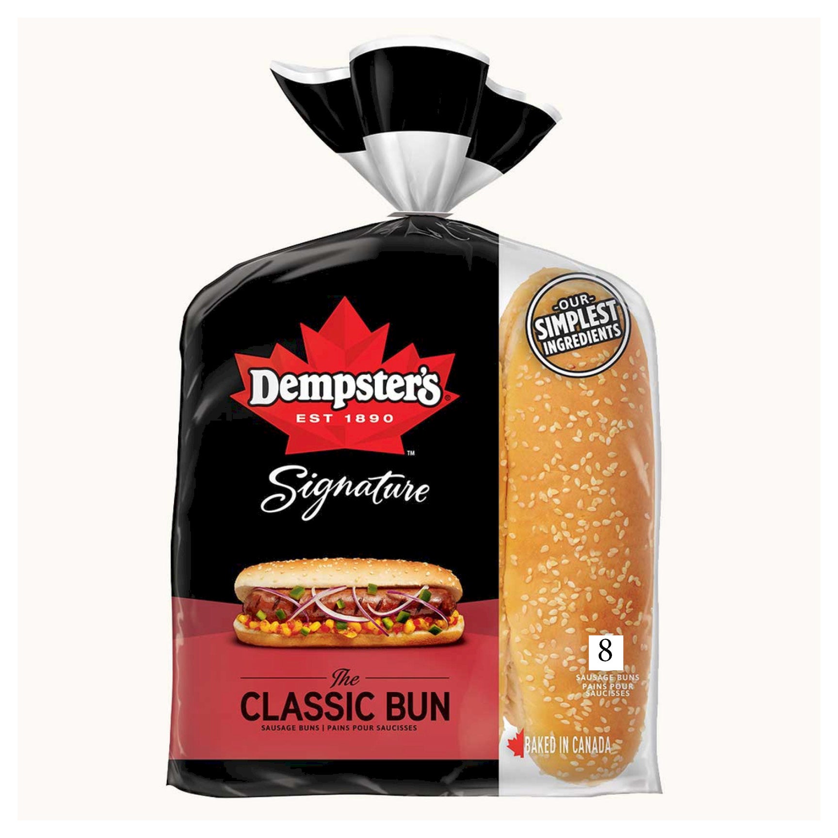 Dempster's Buns Deluxe Sausage, 8pk