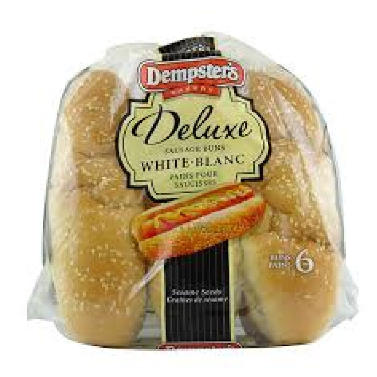 Dempster's Buns, Signature Deluxe Sausage, 6pk