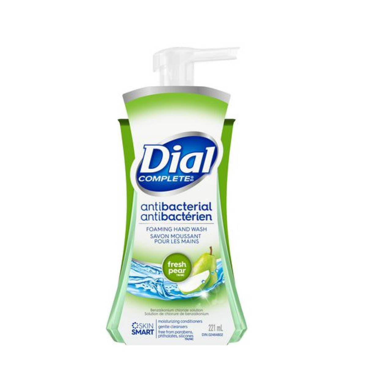 Dial Antibacterial Foaming Hand Wash, Fresh Pear, 221ml