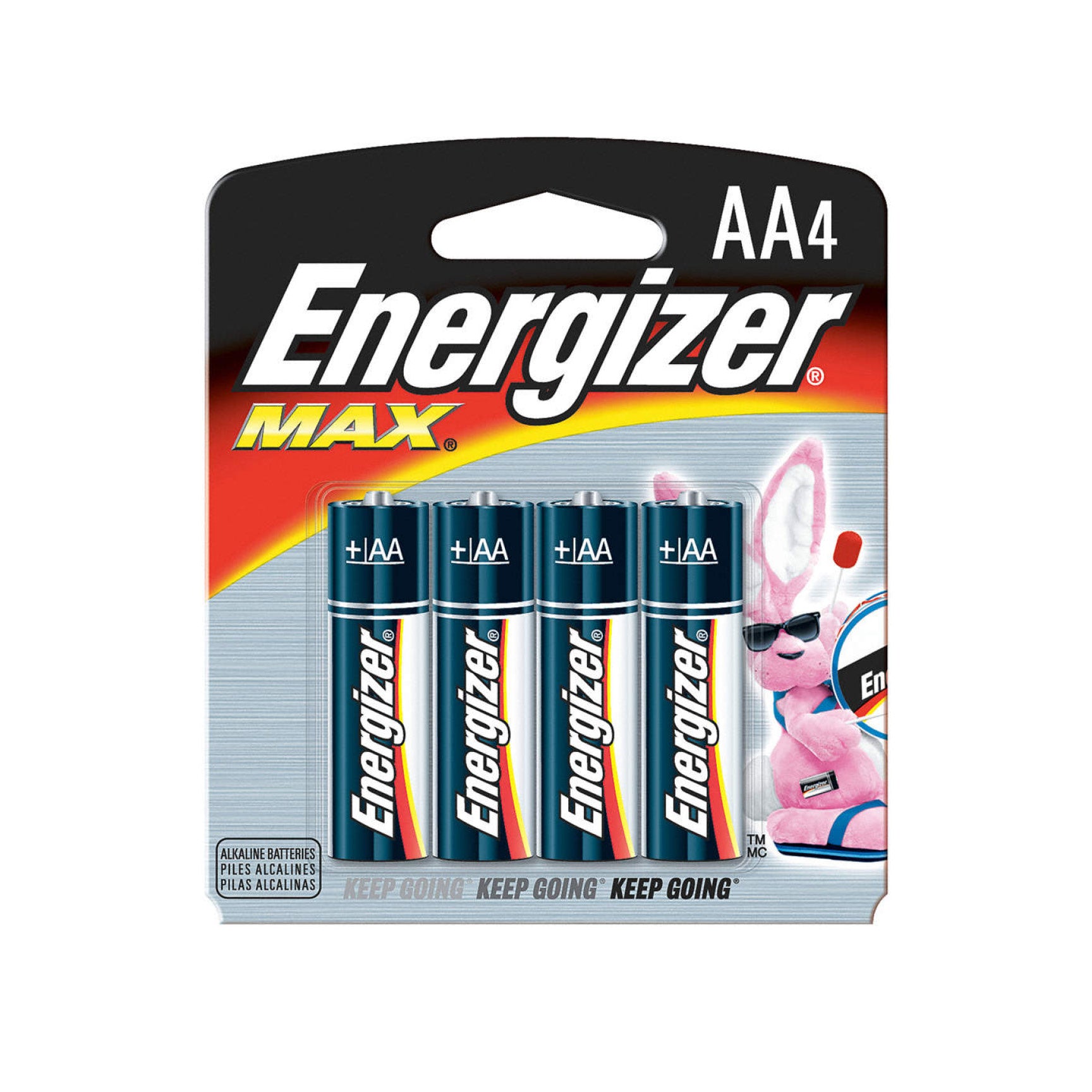 Energizer Batteries, Max AA, 4pk