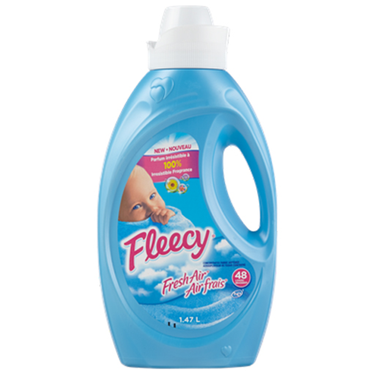 Fleecy Fresh Air Liquid Fabric Softener, 1.36L54Loads