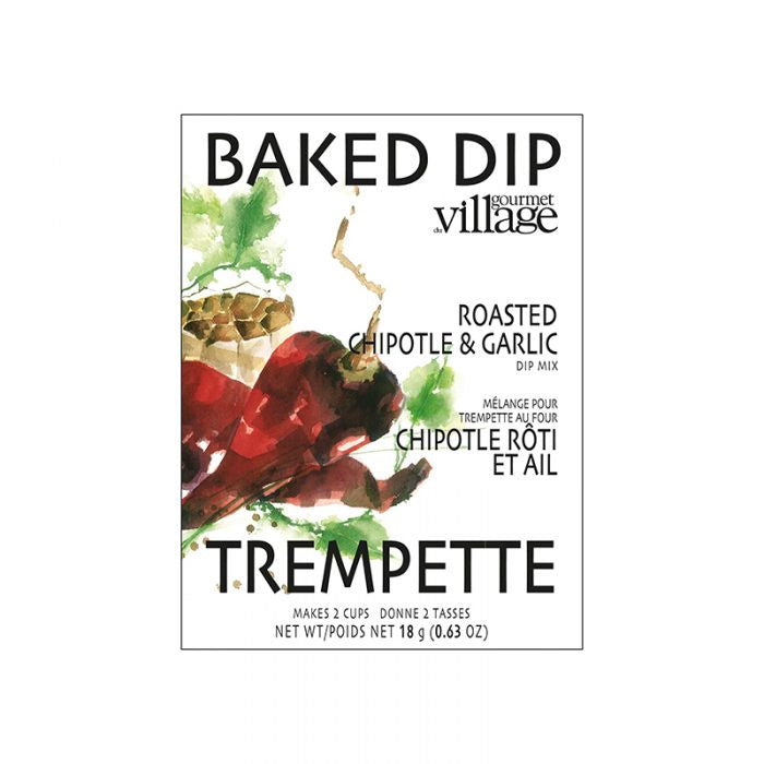 Gourmet du Village Baked Roasted Chipotle Garlic Dip Mix, 18g