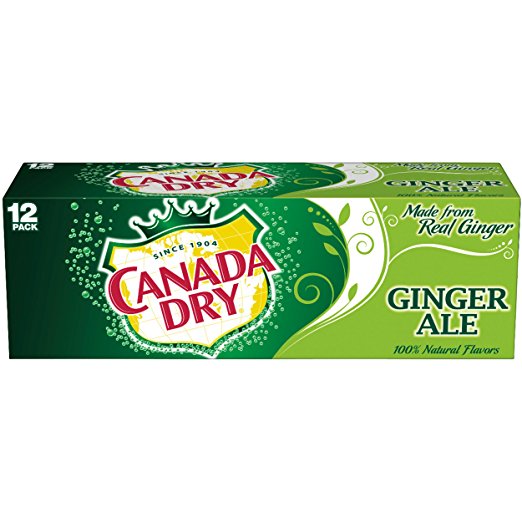 Canada Dry Gingerale Cans, 12 pack