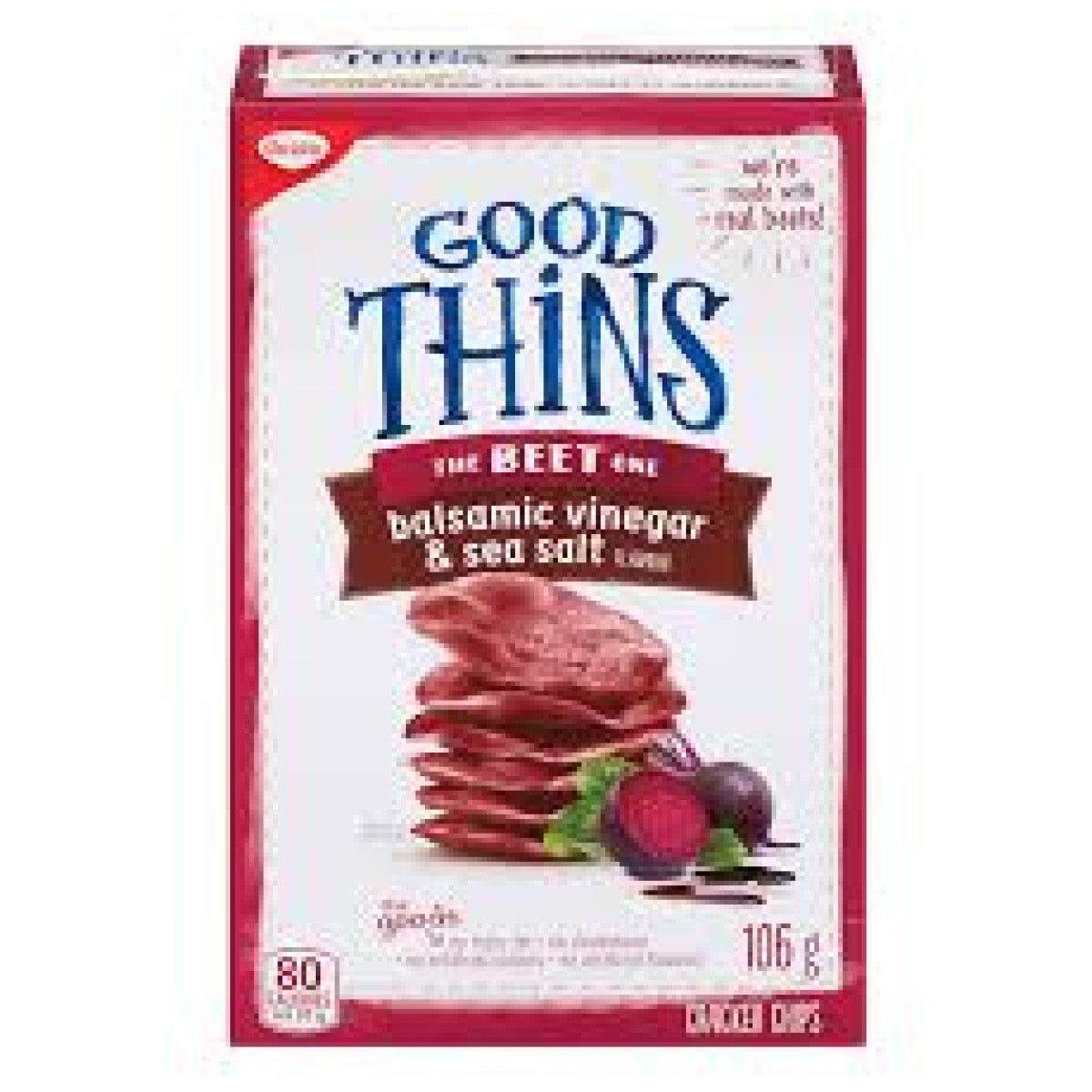 Christie Good Thins The Beet One Balsamic Vinegar And Sea Salt Crackers, 106g