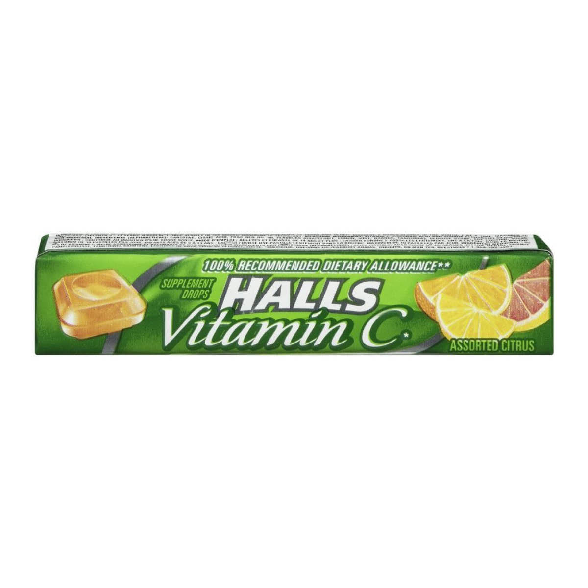 Halls Citrus Vitamin C Lozenges, 9pk