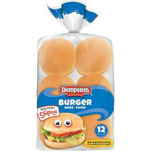 Dempster's Buns Hamburger 12pk