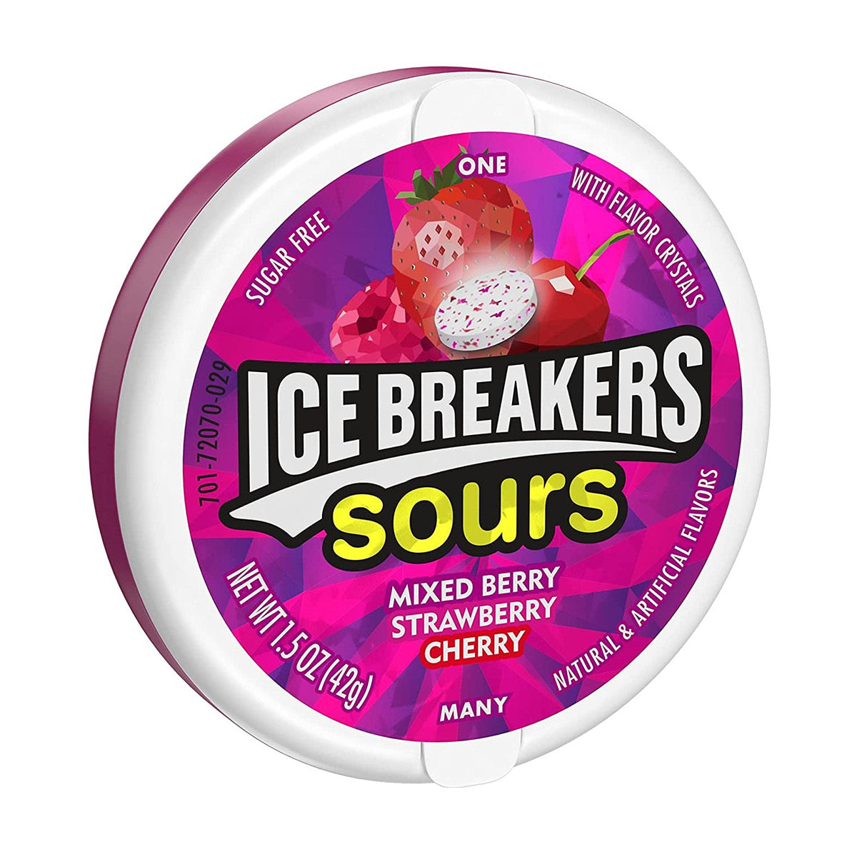 Ice Breakers Sours Assorted Fruit Mints, 43g