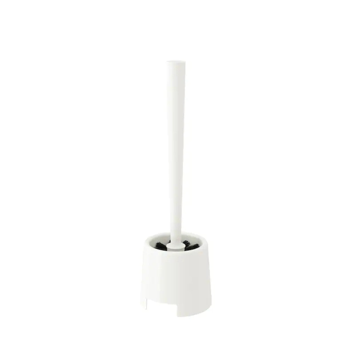 Ikea Bolman White Toilet Brush and Holder