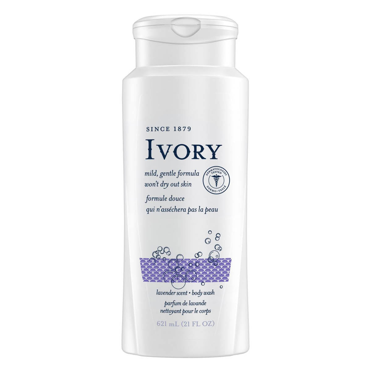 Ivory Shower bodywash, lavender 621 mL