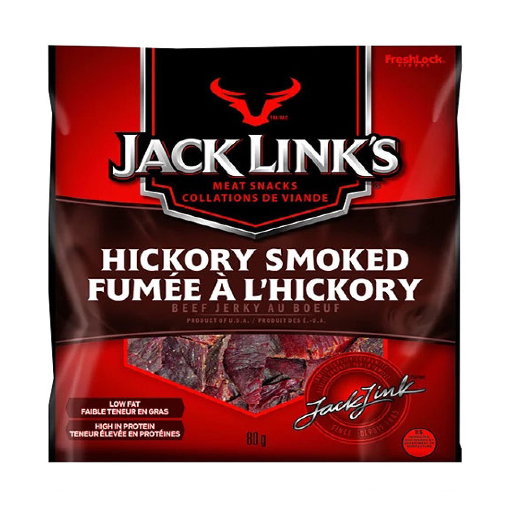 Jack Link's Hickory Smokehouse Beef Jerky, 80g