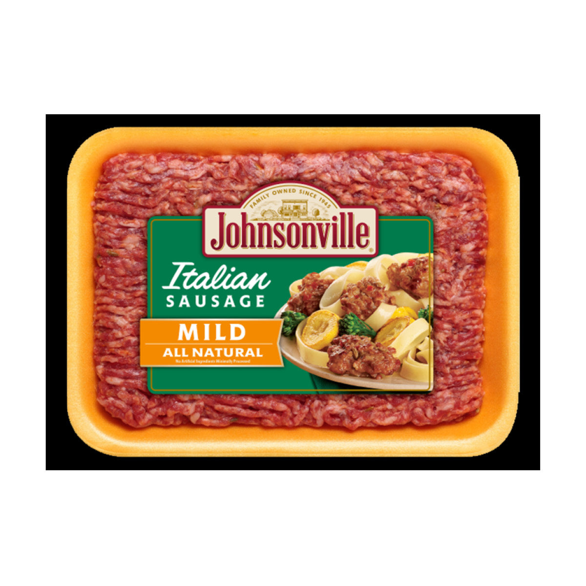 Johnsonville Ground Mild Italian Sausage, Original, Frozen, 375g