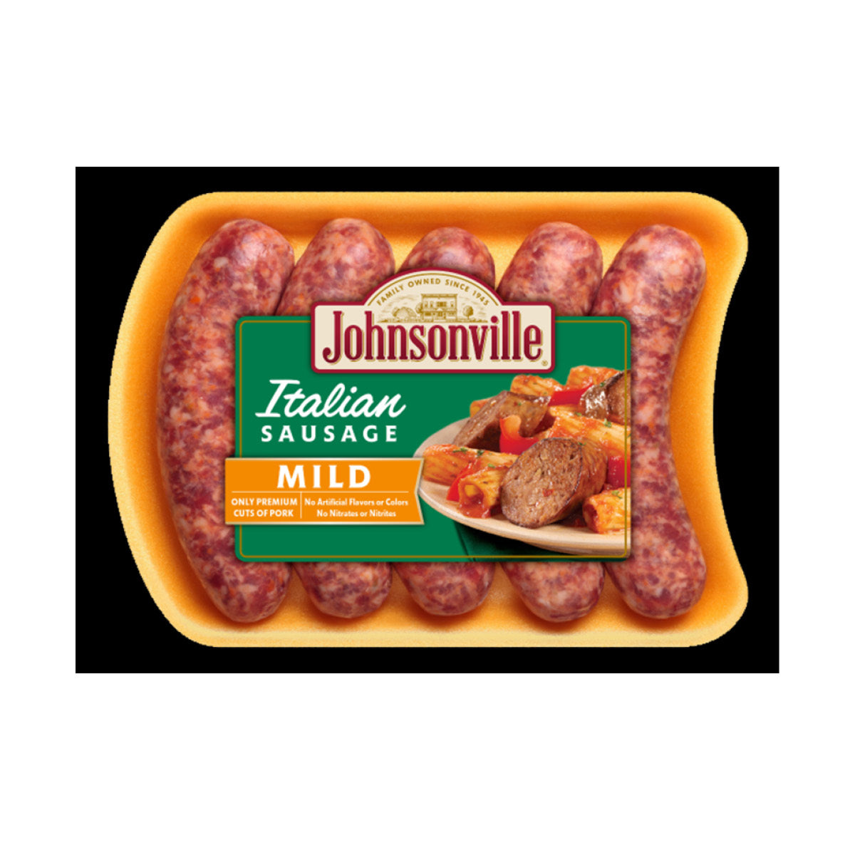 Johnsonville Mild Italian Sausage, Frozen, 500g