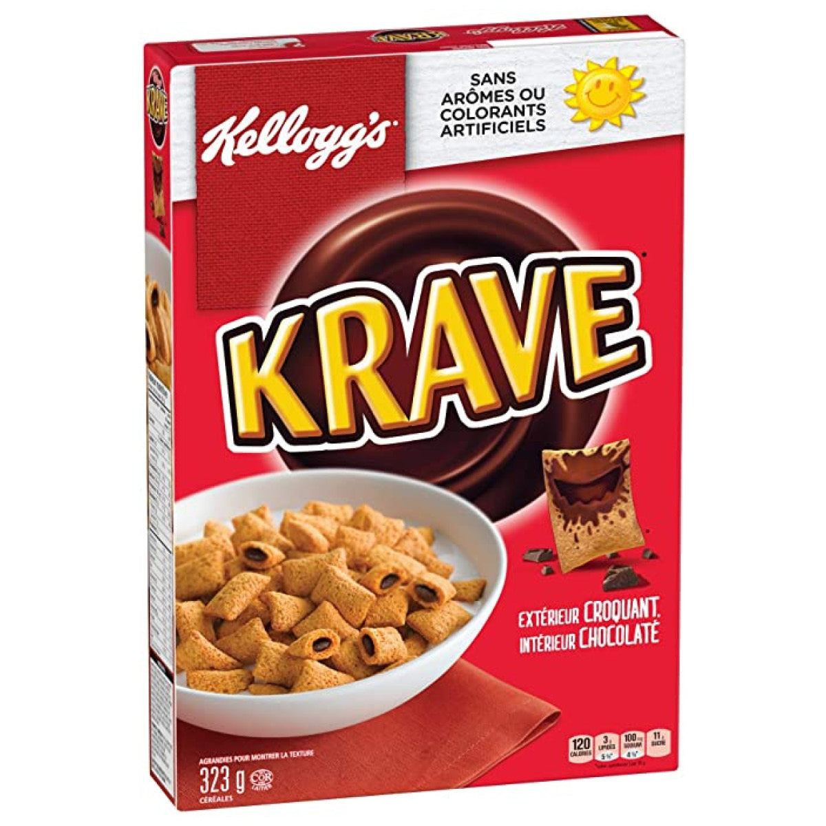 Kellogg's Krave Milk Chocolate Cereal, 323g
