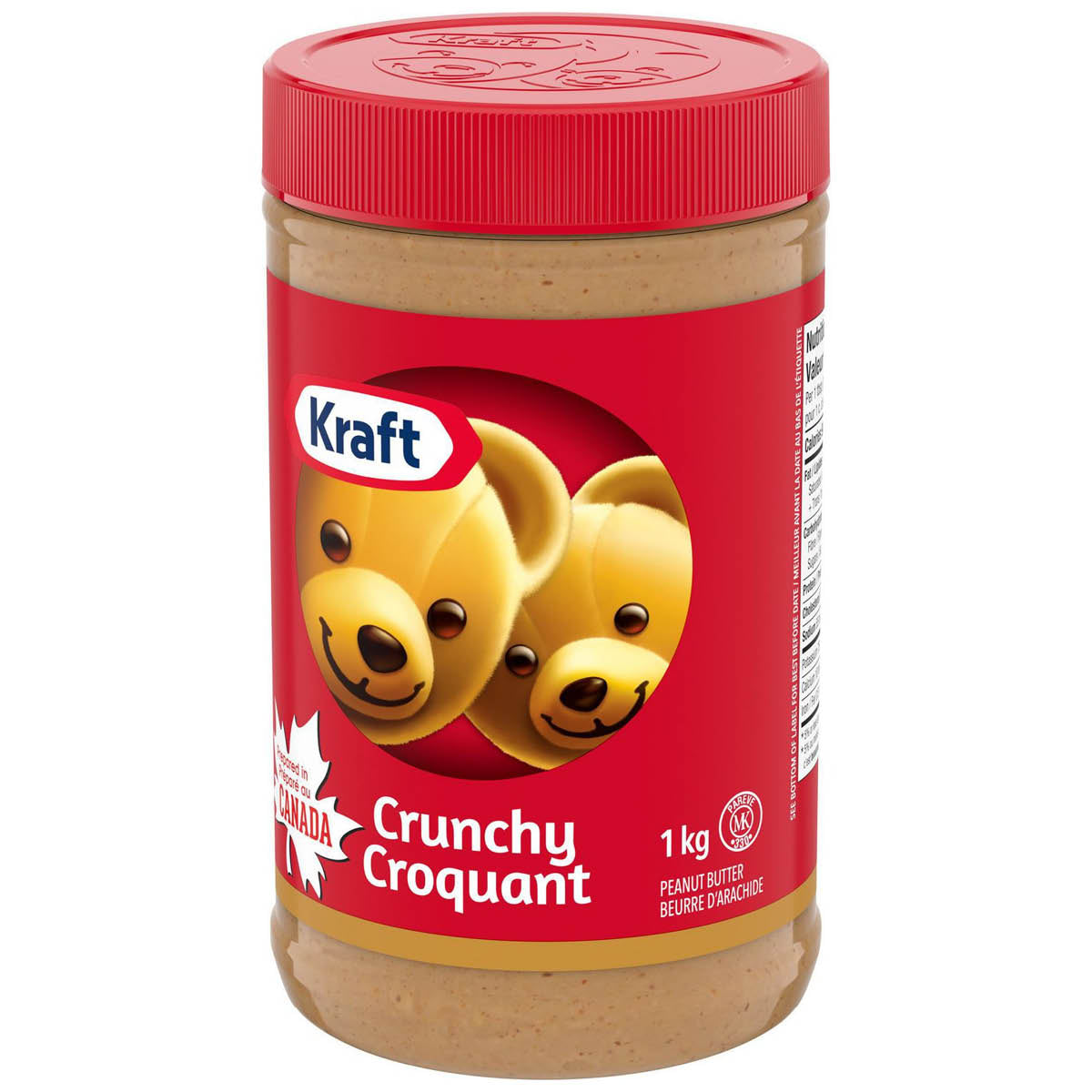 Kraft Crunchy Peanut Butter 1kg