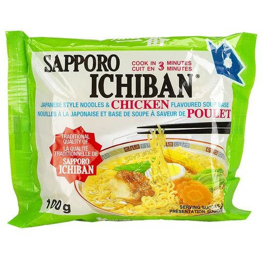 Sapporo Ichiban Chicken Noodles, 100g