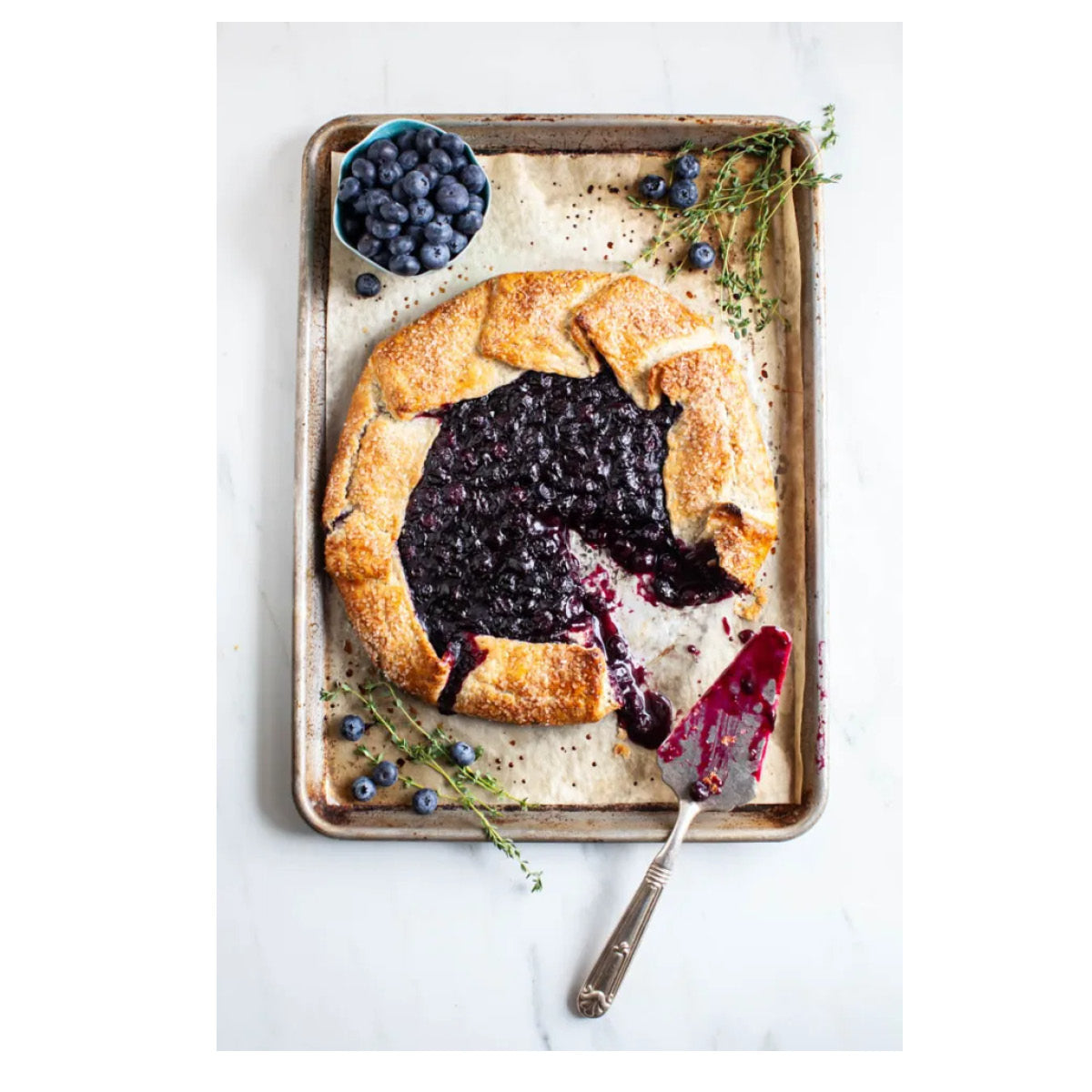 Lekker Foods Blueberry Galette 8" Pie, 608g