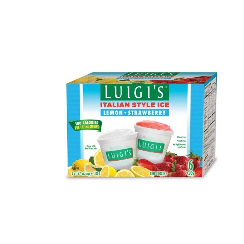 Luigi's Value Pack Real Italian Ice 6 x 176 ml