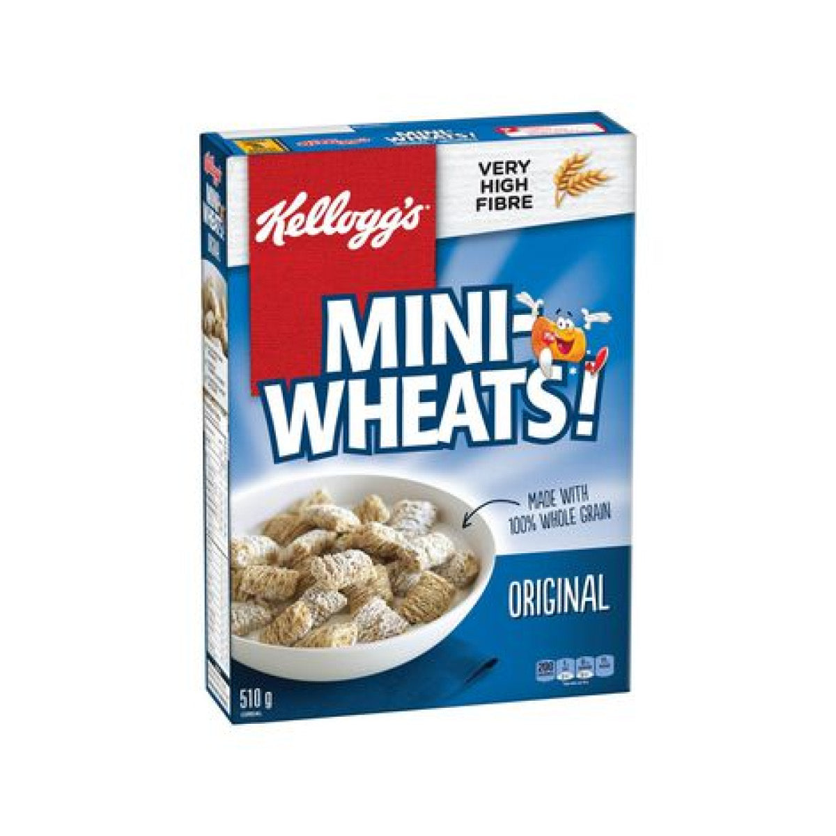 Kelloggs Mini Wheats, Regular, 510g