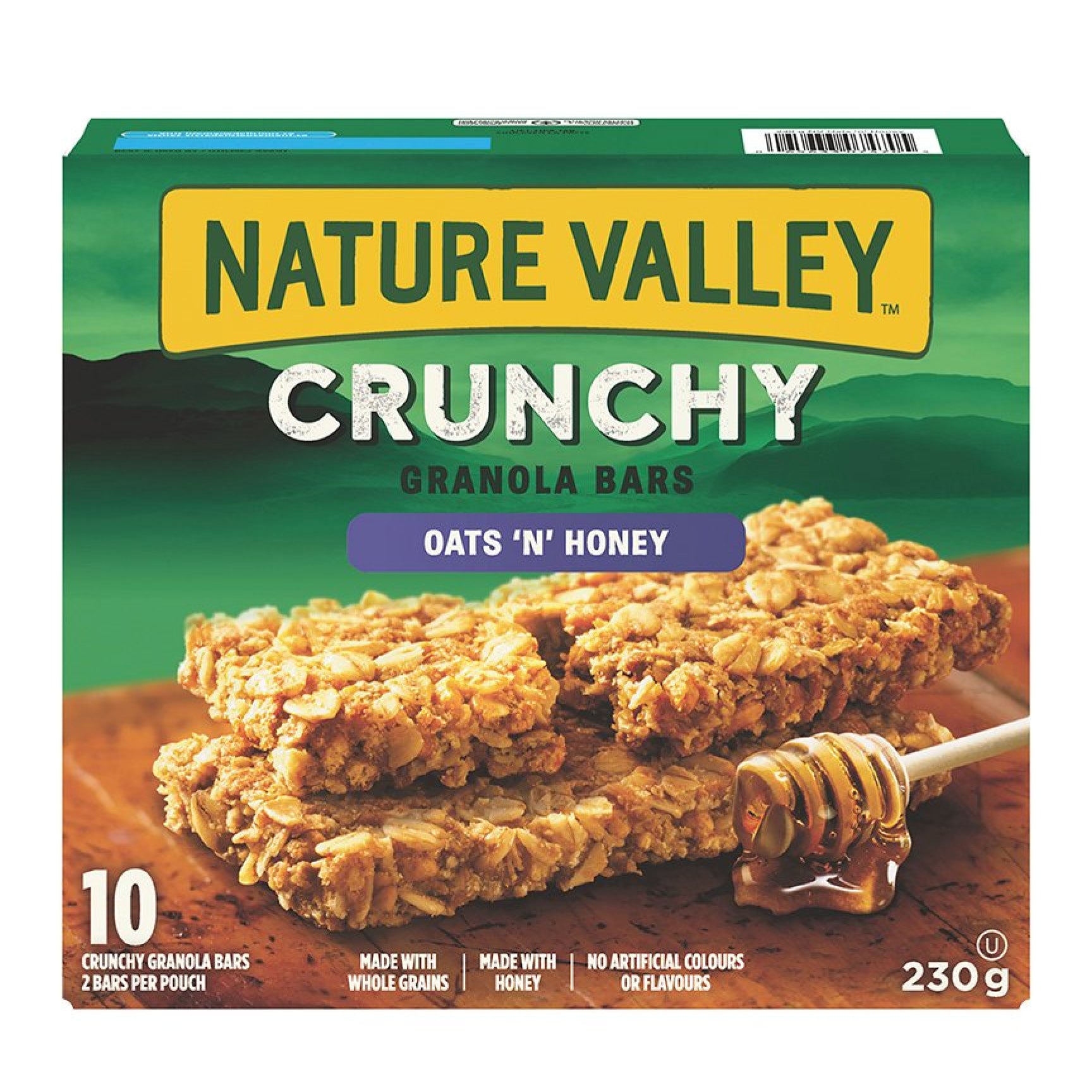 Nature Valley Crunchy Granola Bars Oats N Honey, 230g