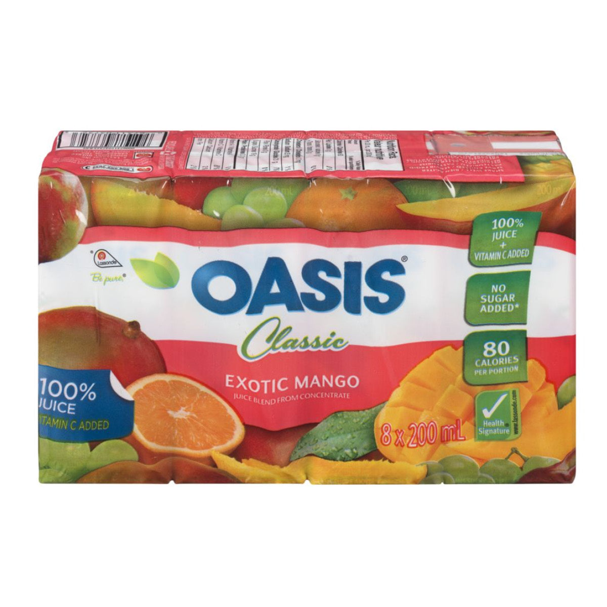 Oasis Juice Exotic Mango, 8x200ml
