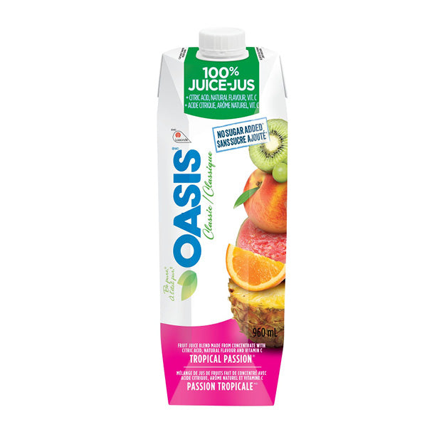 Oasis Tropical Passion Juice, 960mL