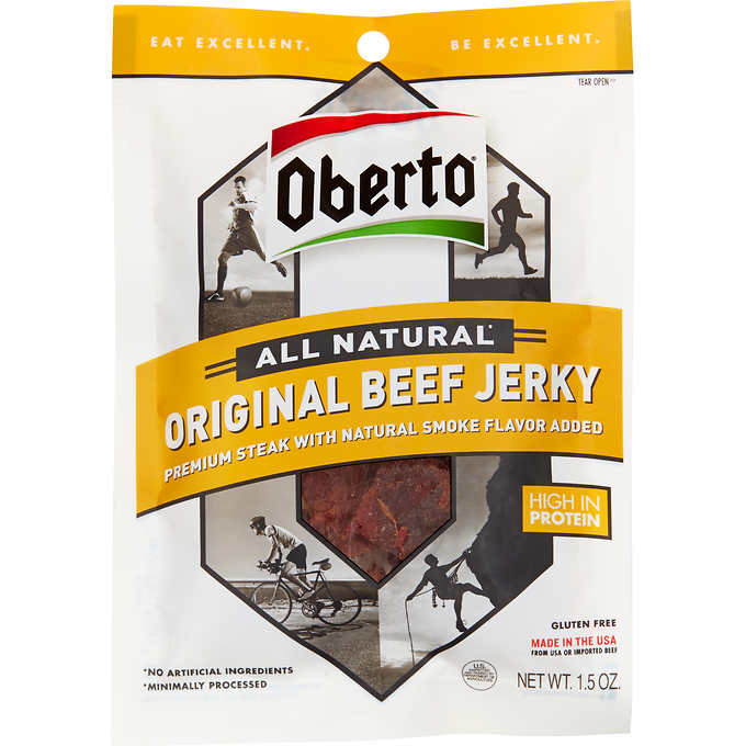 Oberto Original Beef Jerky, 336g - 12 pack