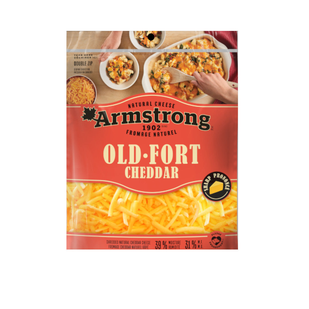 Armstrong Shredded Old Cheese, 500g