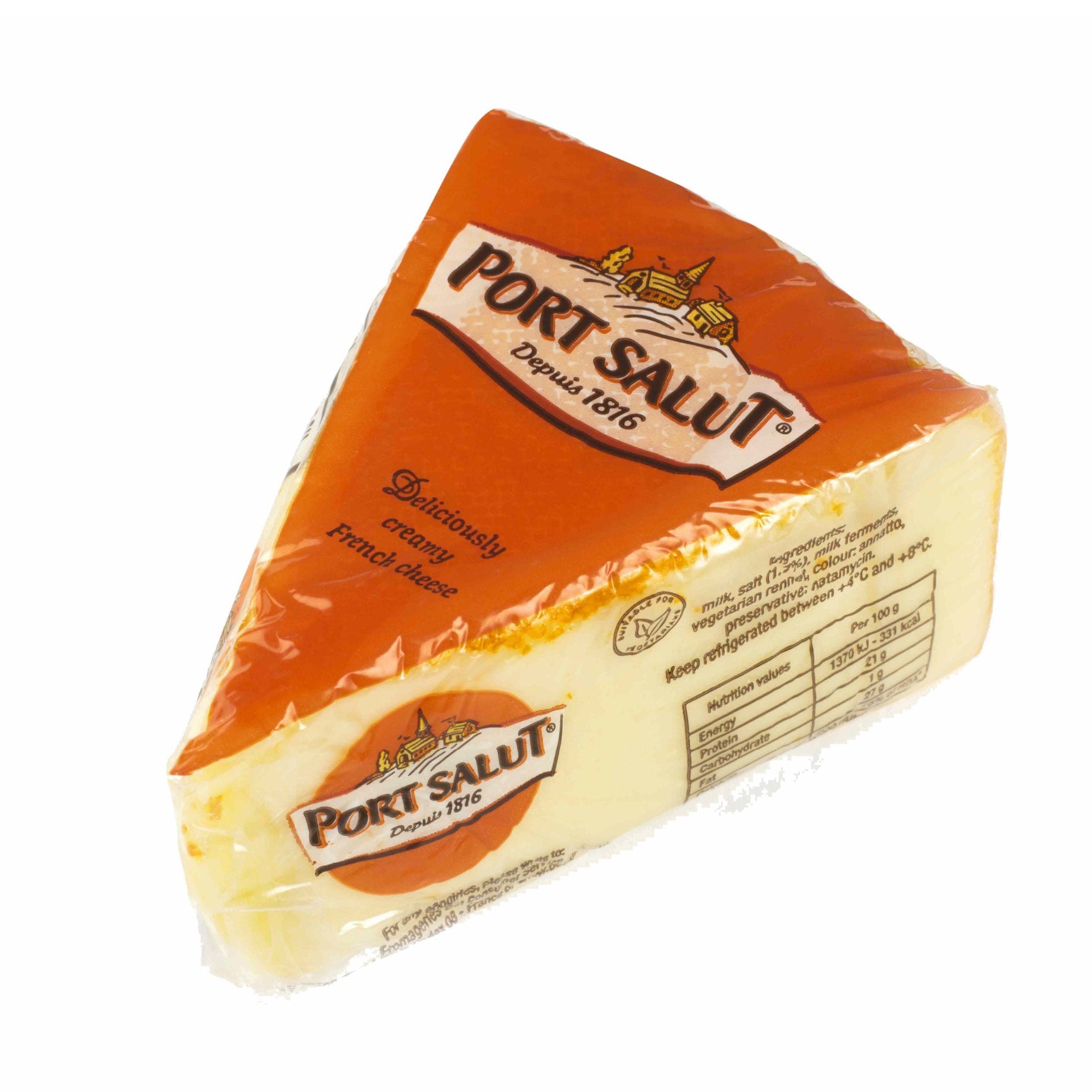 French Port Salut Cheese Wedge, 150g