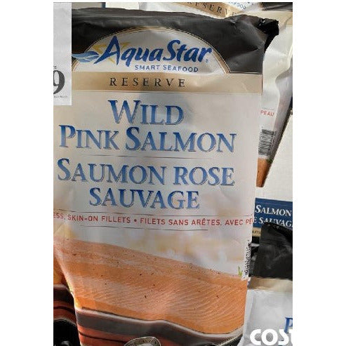 Case Lot Aqua Star Wild Pink Whole Salmon Fillets 1.81kg - 7 pack