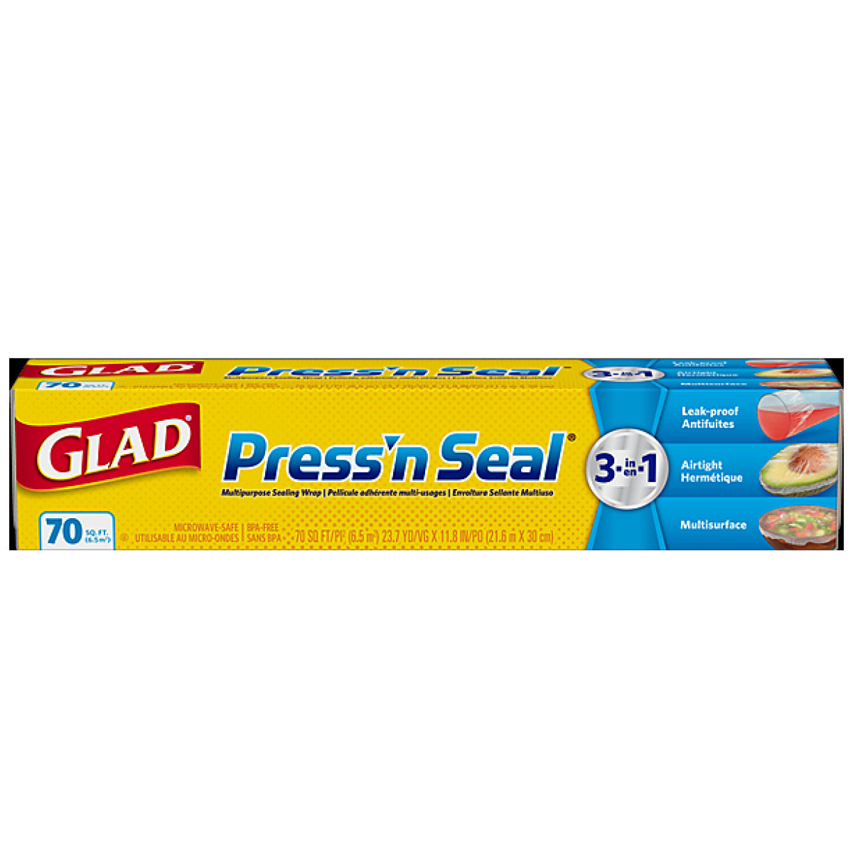 Glad Press 'n Seal Cling Wrap, 70sq ft