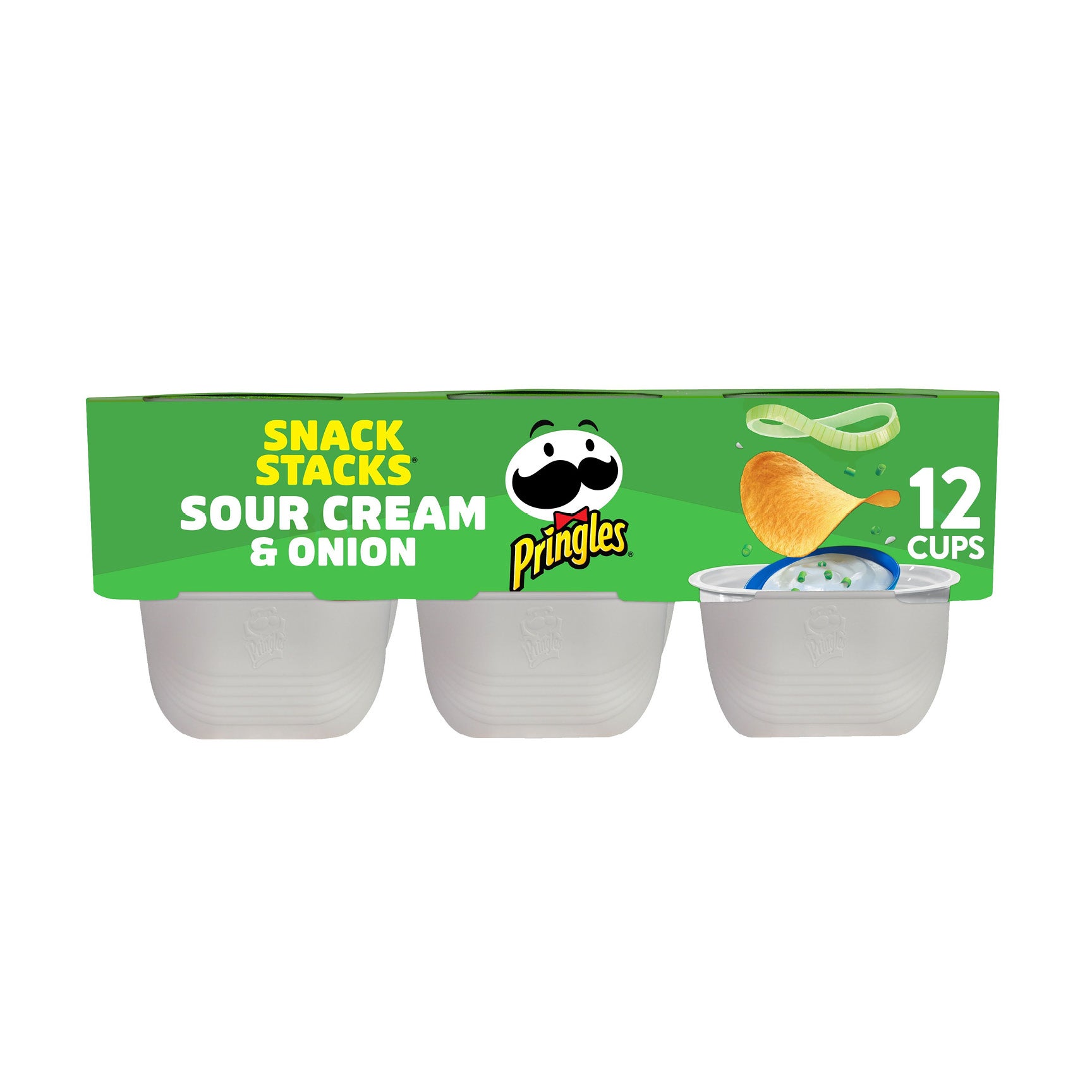 Pringles Sour Cream & Onion, 12pk, 228g