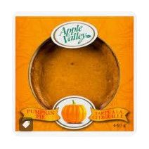 Apple Valley Baked Pumpkin 8 Inch Pie 450 g