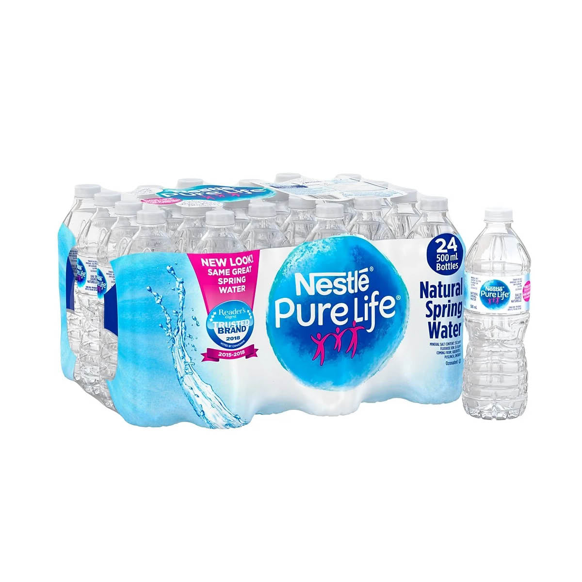 Nestle Pure Life Spring Water, 500ml, 24pk
