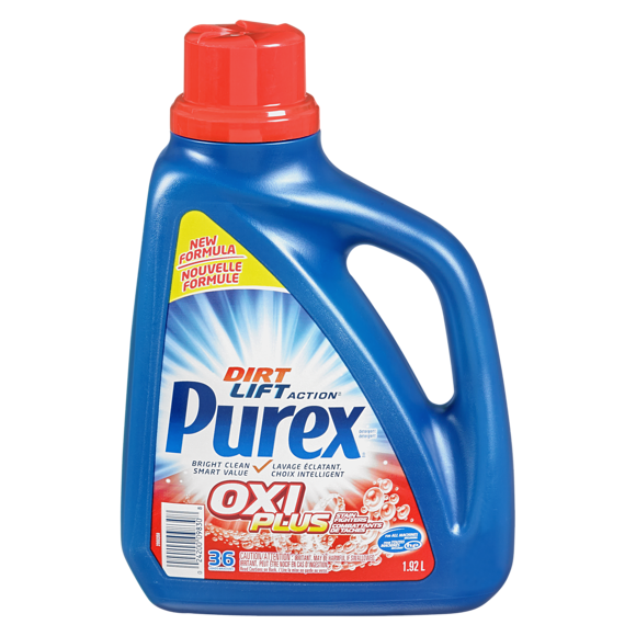 Purex Liquid Oxi Plus Detergent, 1.92L