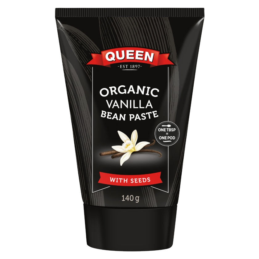 Queen Organic Vanilla Bean Paste, 140 g