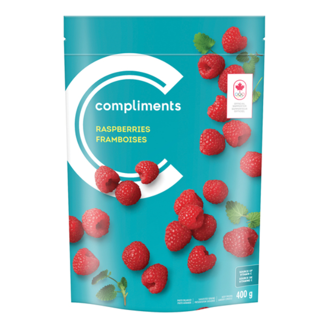 NewCompliments Frozen Raspberries 400 g
