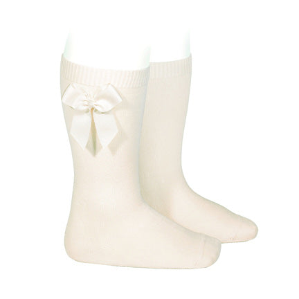 Knee Sock - Ribbon Trim