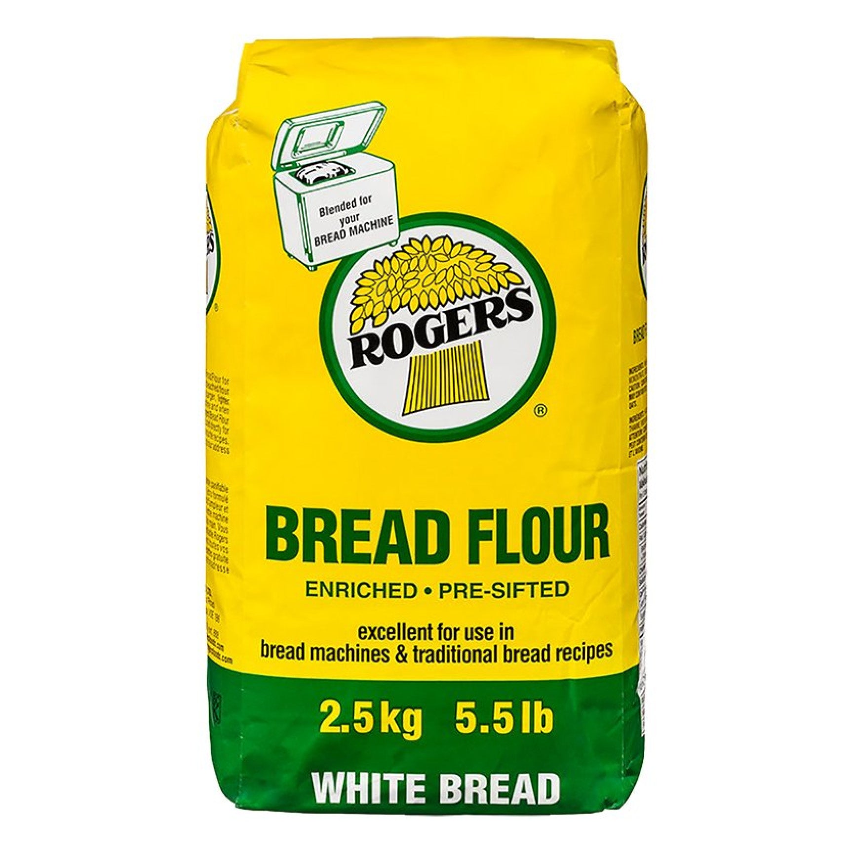 Rogers White Bread Flour, 2.5KG