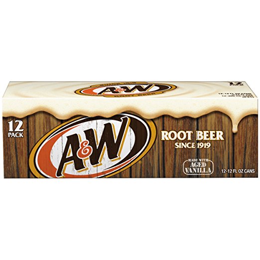 A&W Root Beer Cans, 12 pk