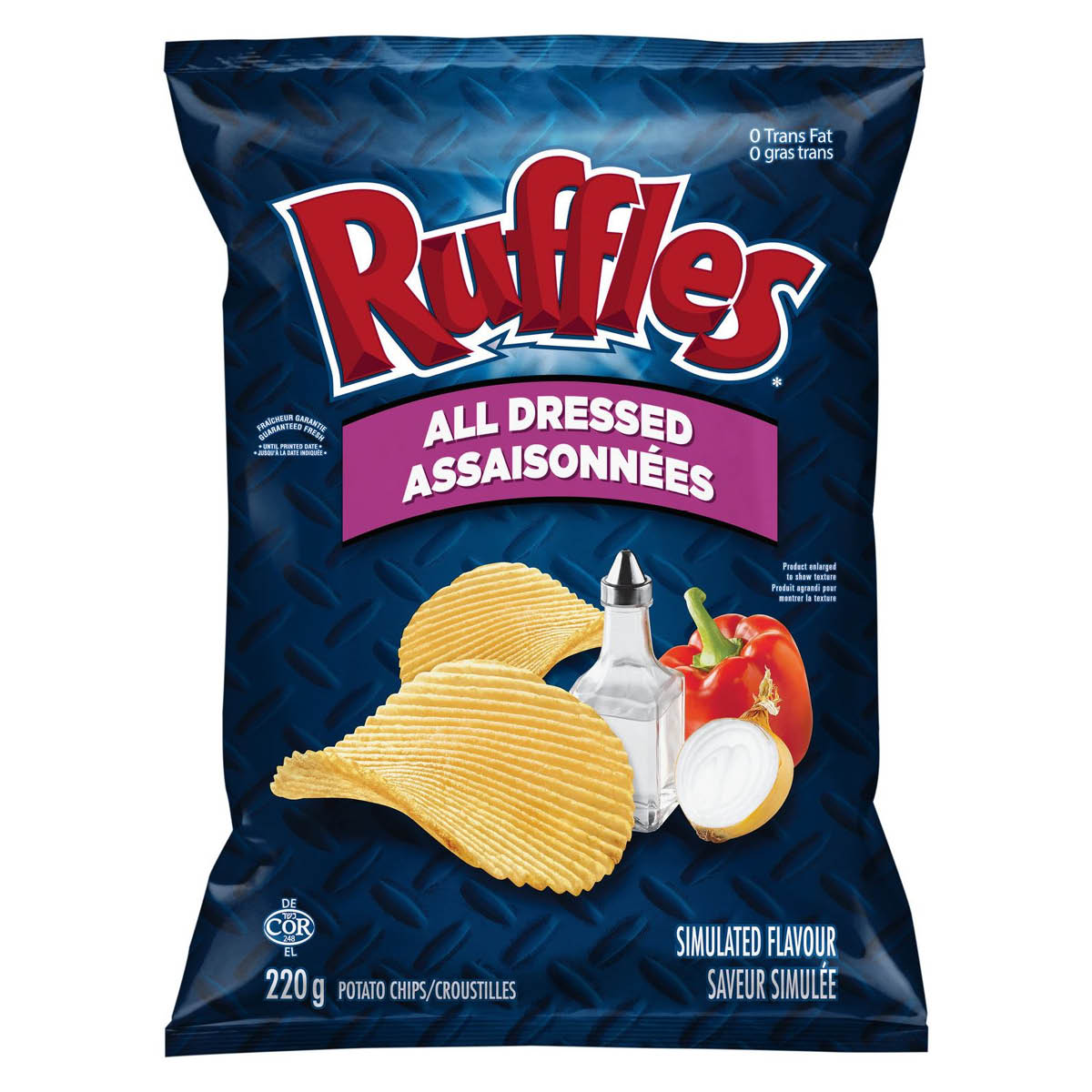 Ruffles All Dressed Potato Chips, 200g