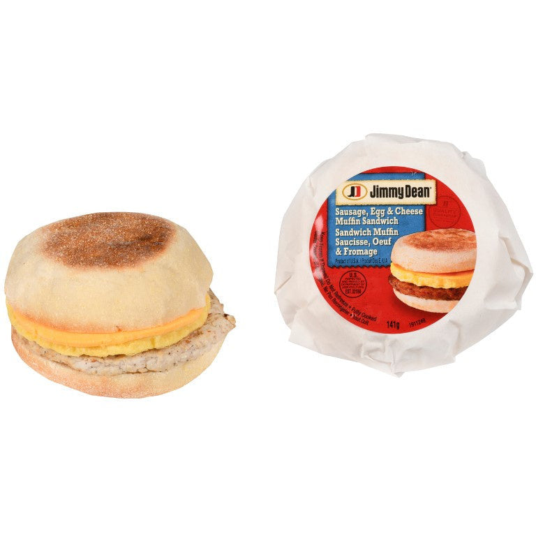 Jimmy Dean Sausage/Egg/Cheese Sandwich (Fully Cooked