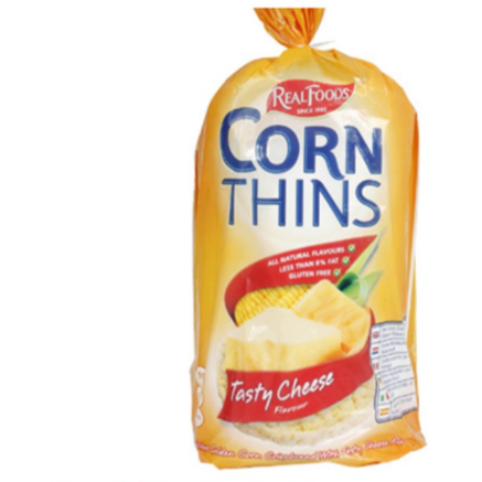 Corn Thins Tasty Cheese, 125g