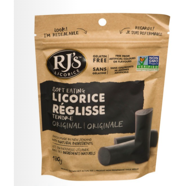 RJ's Black Licorice, 180g