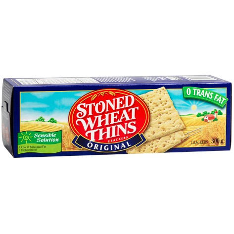 Wheat Thins Stoned Original Crackers, 300g