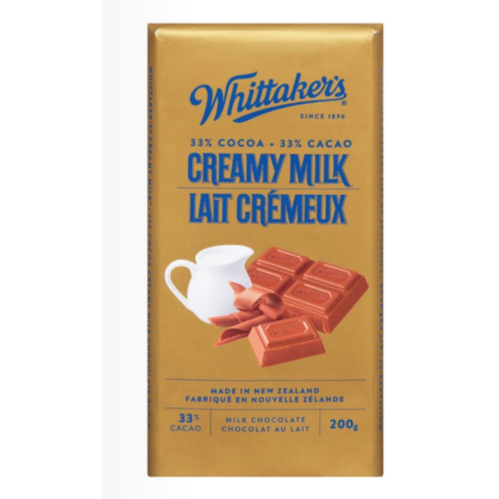 Whittaker's Creamy Milk, 200g