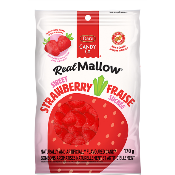 Dare Real Mallow Strawberry, 170g