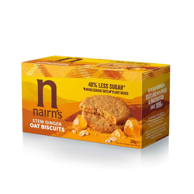 Nairn's Ginger Oat Biscuits, 200g