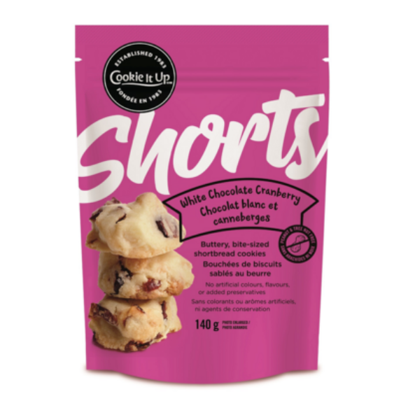 Shorts White Chocolate Cranberry Cookies, 140g